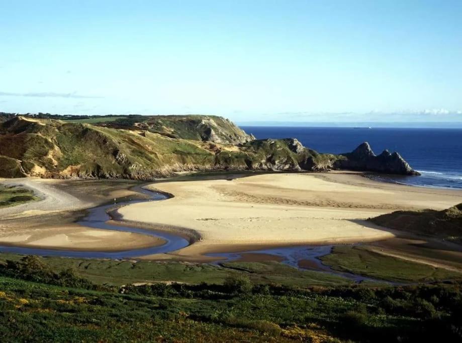Luxe Living Guest House-Sleeps 6-Private Parking-Free Wifi-Beach-City Swansea Exterior foto